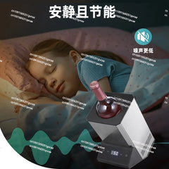 Wine Chiller  Stainless Steel Electronic Ice  Cooler Red  Rapid Cooling Cooler Temperature Control Adjustment