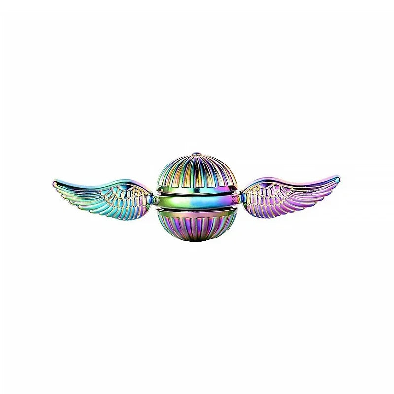 Metal Cube Rotating Fingertip Gyroscope Fidget Anti Stress Toys Adult Office Home Travel Portable Spinner Toys Christmas Gifts