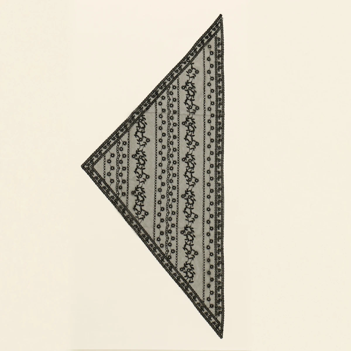 Women’s Lace Triangle Hair Scarf – Vintage Retro Headband & Elegant Hair Accessory