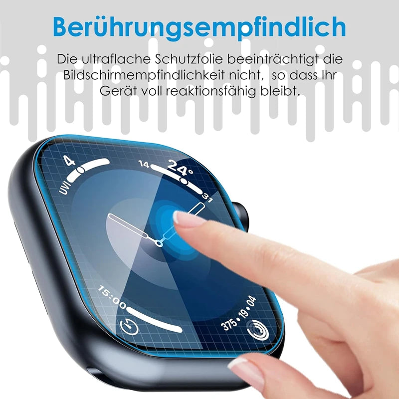 5PCS Hydrogel Film Screen Protector for Apple Watch (38–49mm) ⌚✨