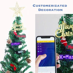 Bluetooth LED Name Badge – Programmable Scrolling Display with Text & Patterns