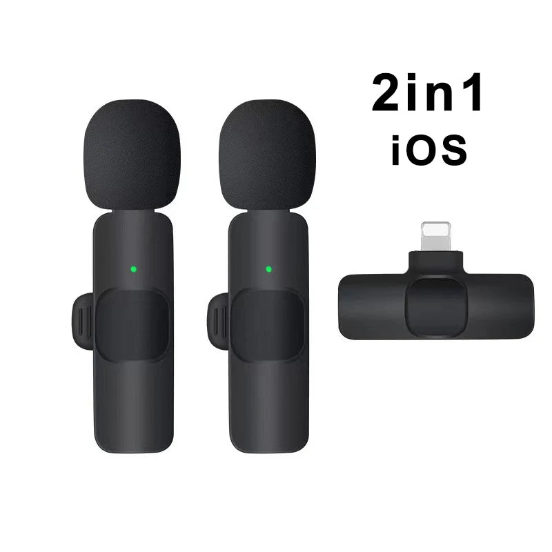 Wireless Lavalier Microphone for iPhone & Android 🎤
