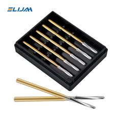 5pcs Dental Endo Z Burs – Tungsten Carbide, 21/25/28mm