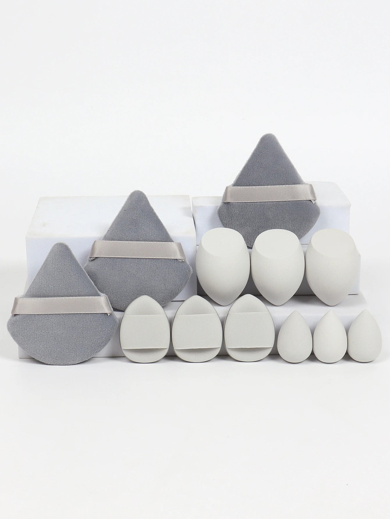 12-Piece All-Purpose Makeup Sponge Set – Powder, Cushion & Beauty Eggs