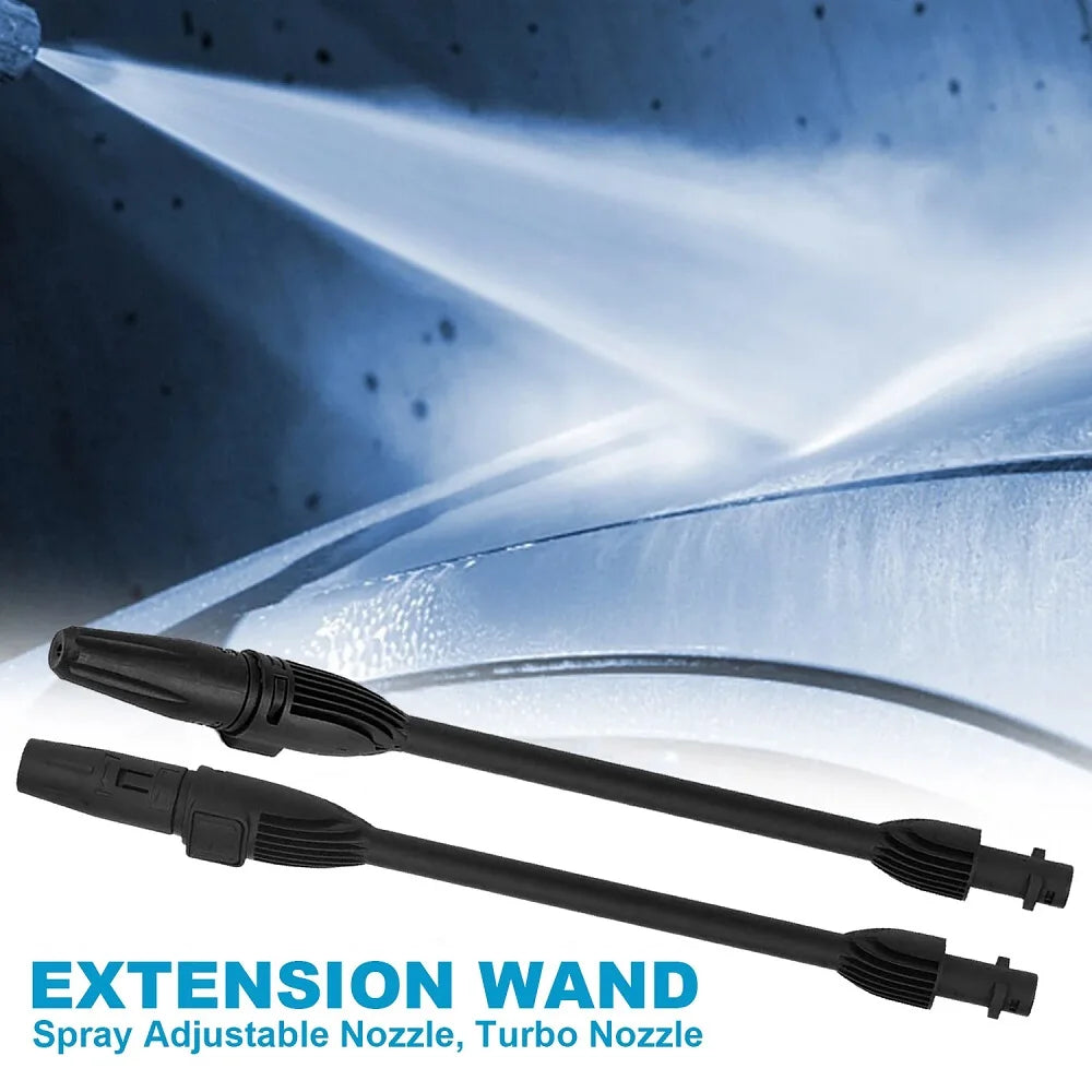 Karcher Pressure Washer Accessories – Extension Wand, Nozzle & Snow Foam Lance for Car & Yard Cleaning