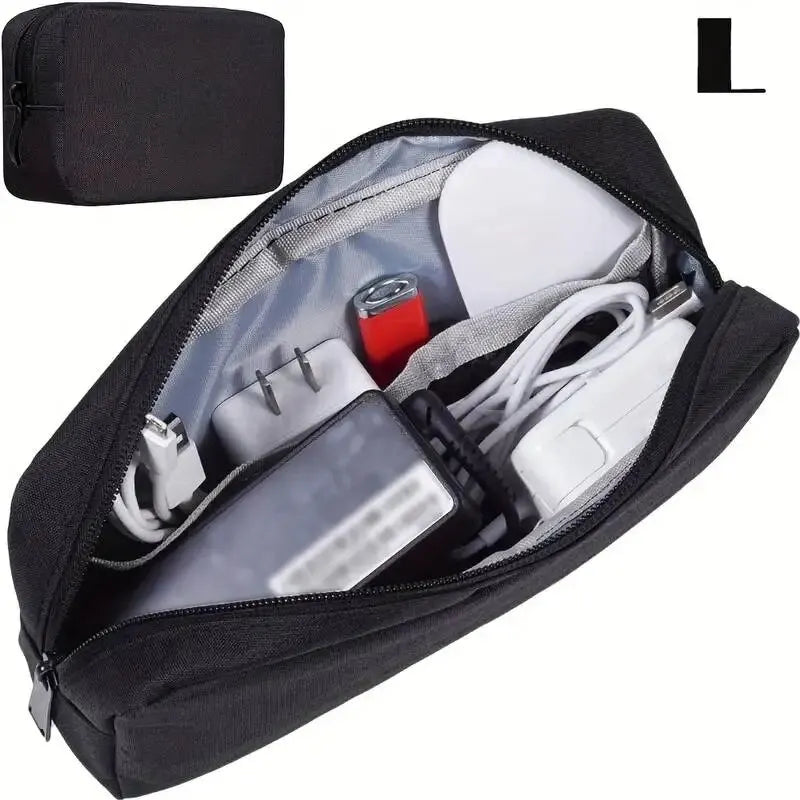 Travel Electronics Storage Bag – Cable, SD Card & Power Bank Organizer