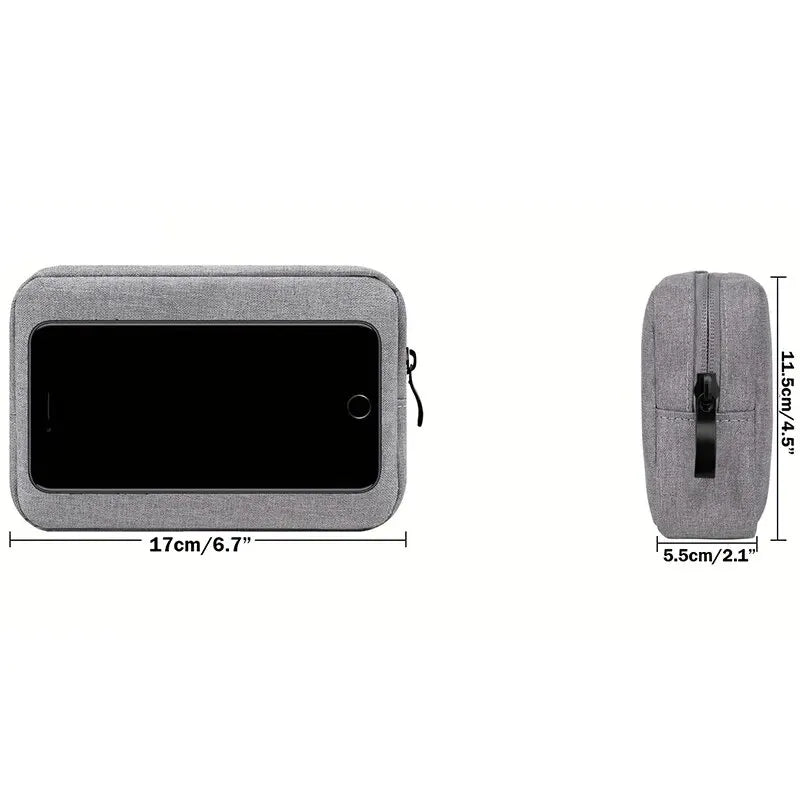 Travel Electronics Storage Bag – Cable, SD Card & Power Bank Organizer