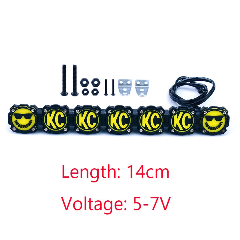 LED Simulation Roof Lights for 1/10 RC Crawler Car Traxxas Trx4 Axial Scx10 Yikong RC4WD D90 Croboll MK07 MJX H8H