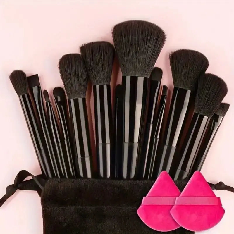 Professional Makeup Brush Set – Foundation, Powder & Eyeshadow
