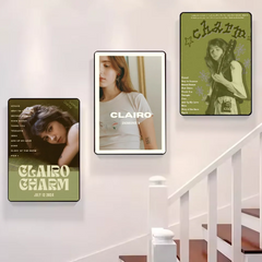 Charm Singer C-Clairo Poster HD art sticky wall waterproof home living room bedroom bar aesthetic decoration