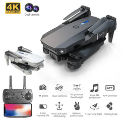 E88 Pro Mini Drone with 4K HD Camera WiFi FPV Foldable Quadcopter RC Helicopter for Adults/Kids Remote Control Toy Gift