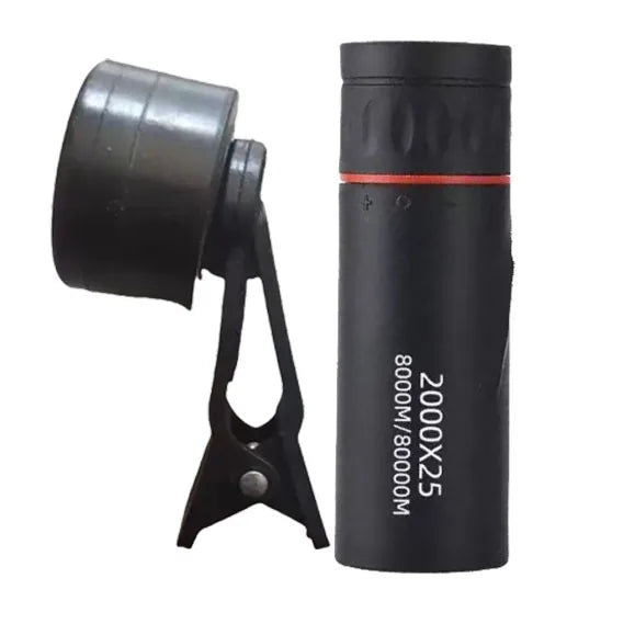 2025 HD Monocular Telescope 2000X25 – Compact & Portable for Travel and Outdoor Use