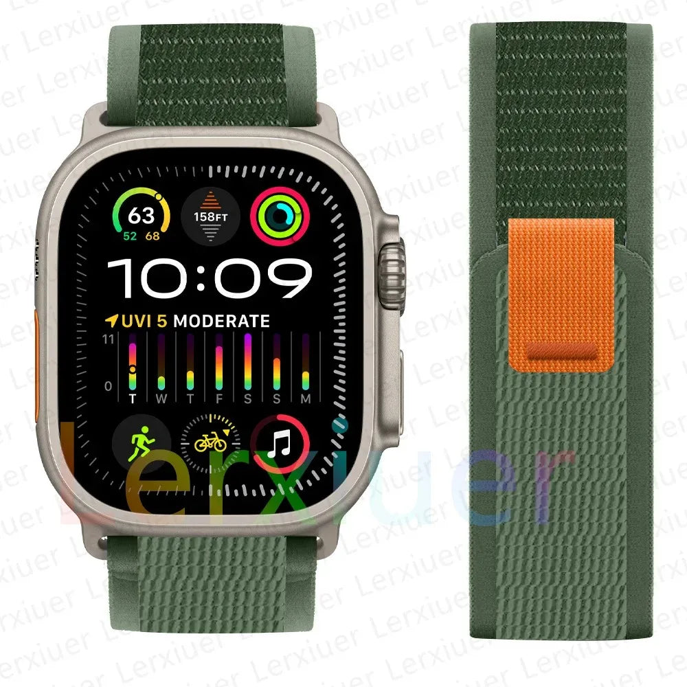 Trail Loop Band for Apple Watch – Compatible with Series 2-10 (38-49mm)