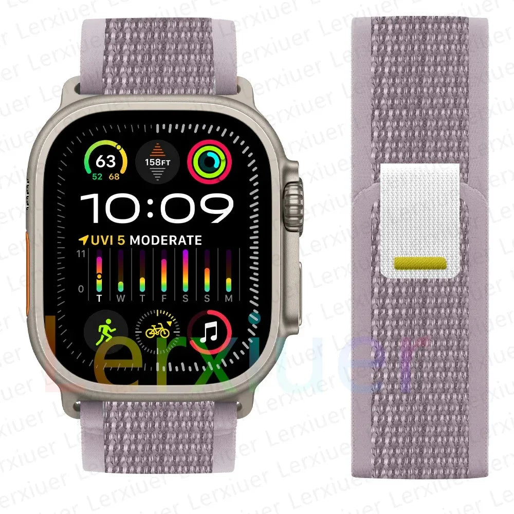 Trail Loop Band for Apple Watch – Compatible with Series 2-10 (38-49mm)