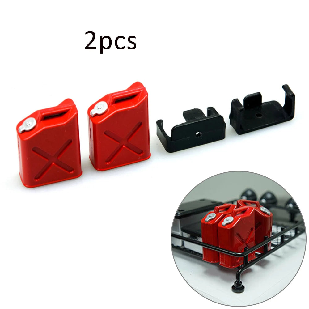 1:10 Scale Accessories Simulated Decoration Tools Shovel Fire Extinguisher Oil Drum for RC Crawler Car TRX4 SCX10 Mini Toys