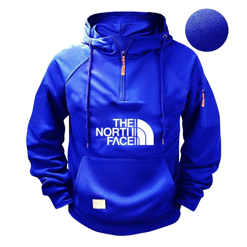 Men’s Casual Sports Hoodie – Long Sleeve Pullover Sweatshirt for Autumn/Winter 2025