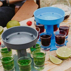 Wine & Beverage Dispenser – 6 Cup Funnel Design
