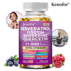 Resveratrol NAD+ Grape Seed & Berberine Capsules