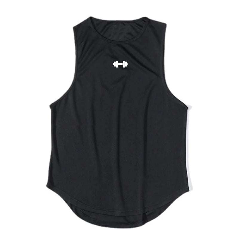 Men’s Summer Gym Tank Top – Quick-Dry Sleeveless Shirt for Fitness & Basketball