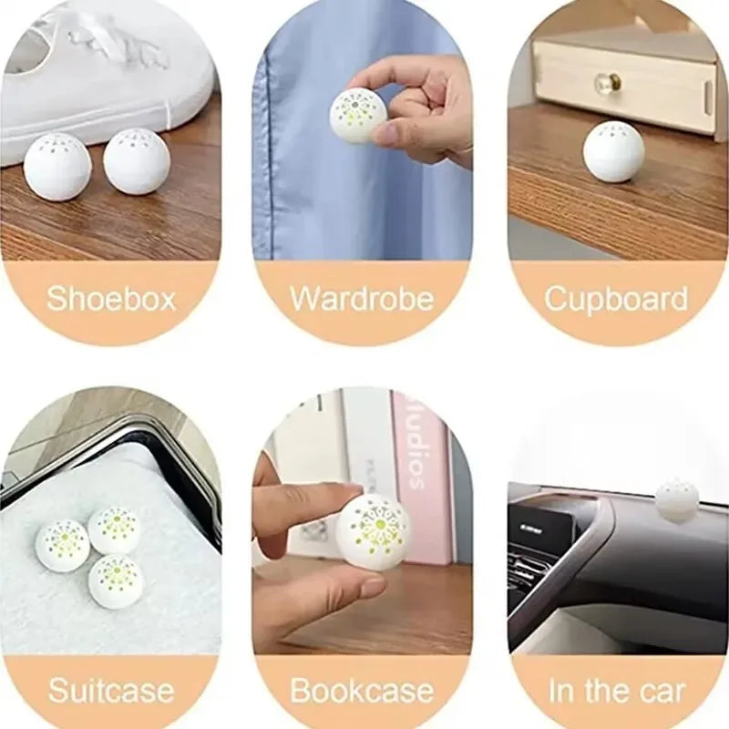 Deodorant Balls – Jasmine Scent Shoe & Closet Fresheners, Long-Lasting 🌸👟