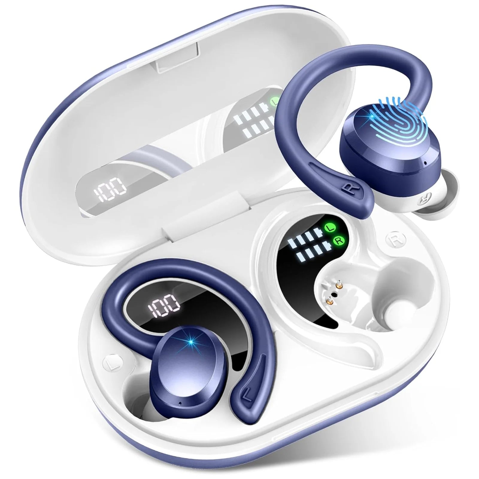 Sports Wireless Earbuds, 40H Battery
