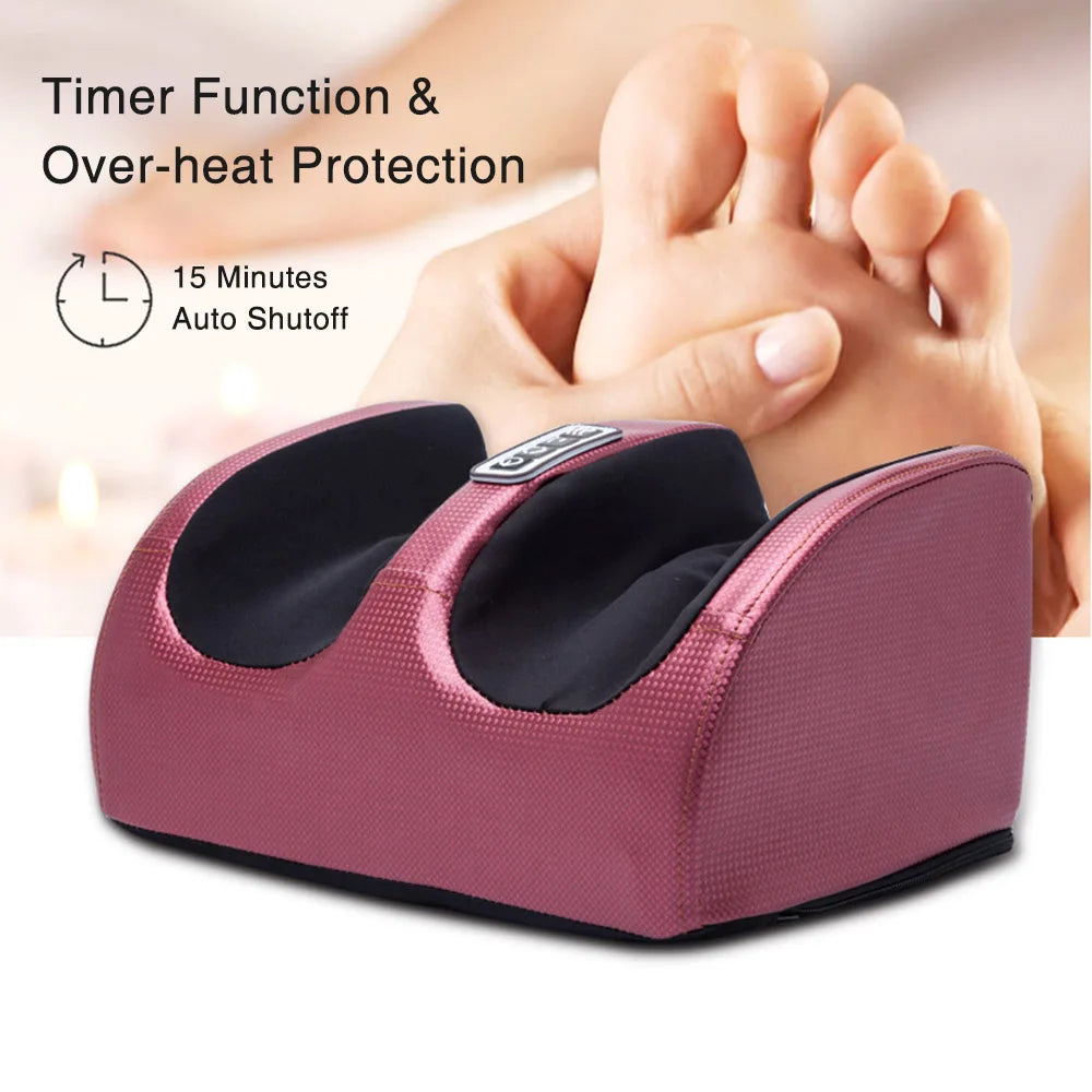 Heated Foot Massager – Shiatsu Roller for Pain Relief & Relaxation
