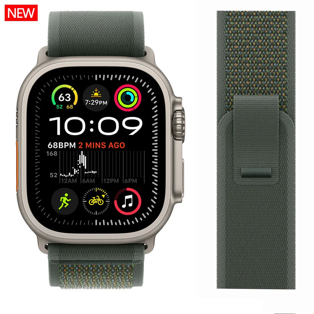 Trail Loop Band for Apple Watch – Compatible with Series 2-10 (38-49mm)