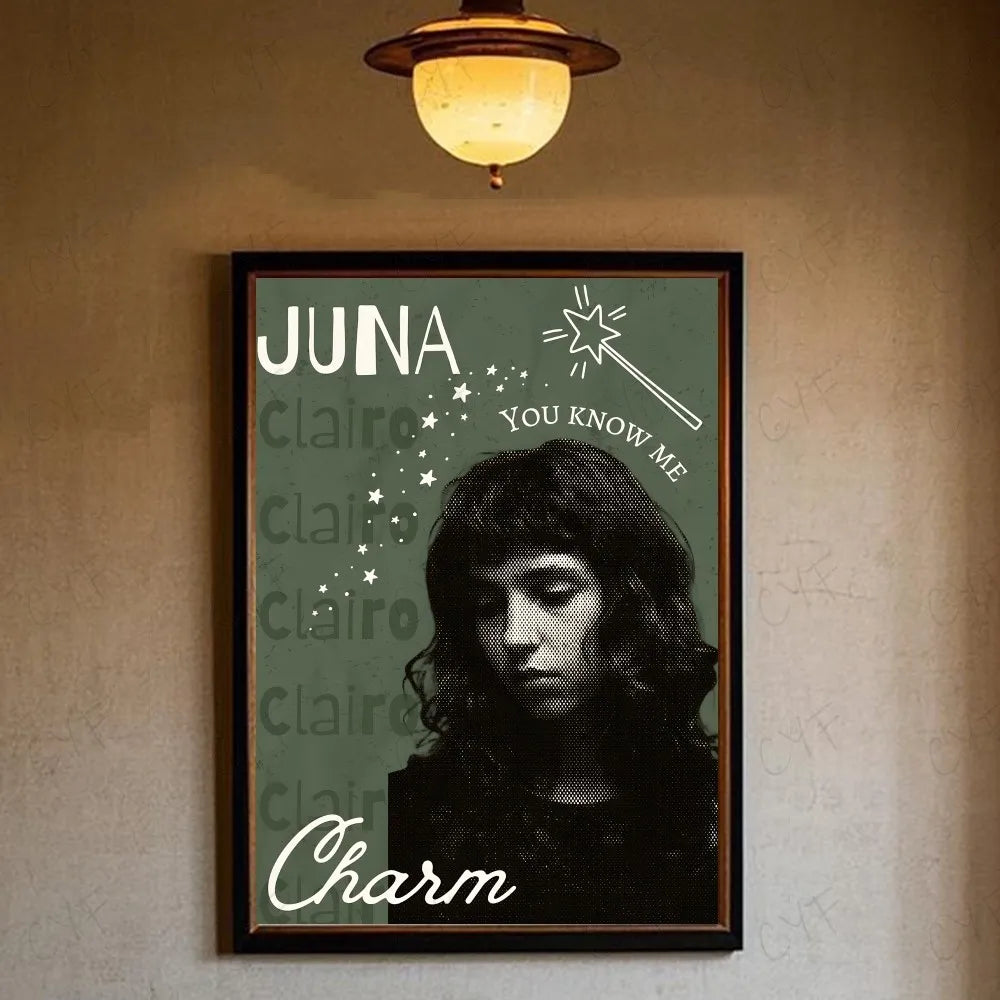 Charm Singer C-Clairo Poster HD art sticky wall waterproof home living room bedroom bar aesthetic decoration