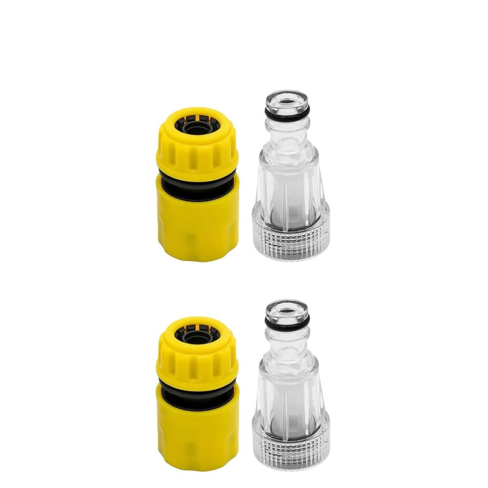 Water Connector Filter – Pressure Washer Hose Adapter & Nozzle Fitting for Garden Tools