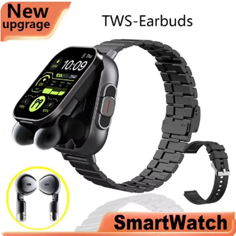 FusionWatch™ 2025 – Smartwatch + Wireless Earbuds Combo 🔥