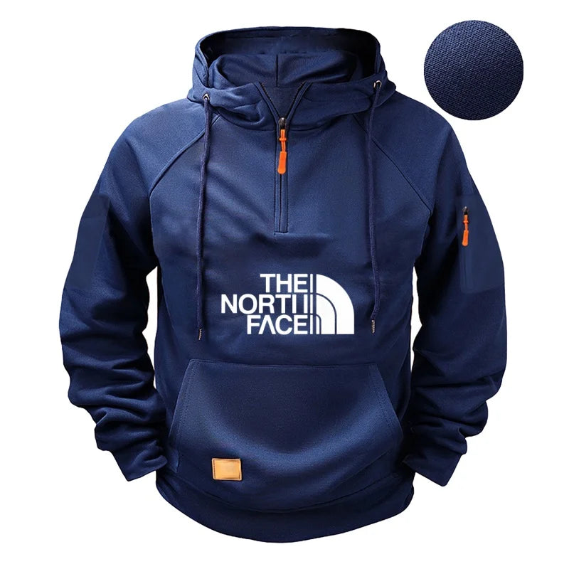 Men’s Casual Sports Hoodie – Long Sleeve Pullover Sweatshirt for Autumn/Winter 2025