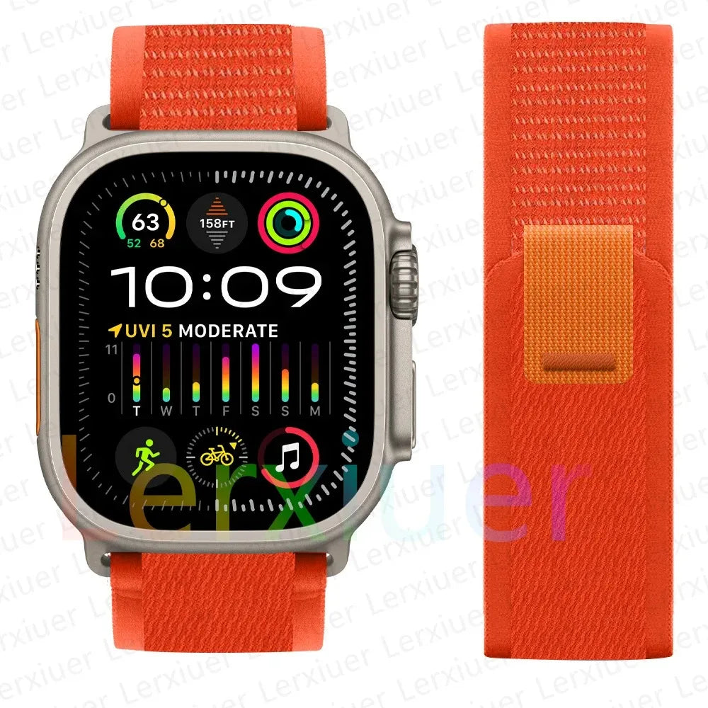 Trail Loop Band for Apple Watch – Compatible with Series 2-10 (38-49mm)