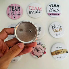 “Custom Tinplate Pins & Badges – Personalized Logo or Photo”