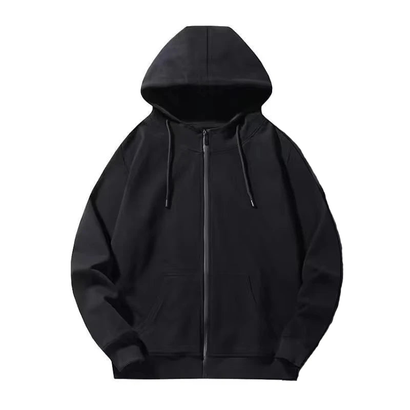 2025 Casual Embroidered Tracksuit – Zipper Hoodie & Sweatpants, Unisex Y2K Retro Style