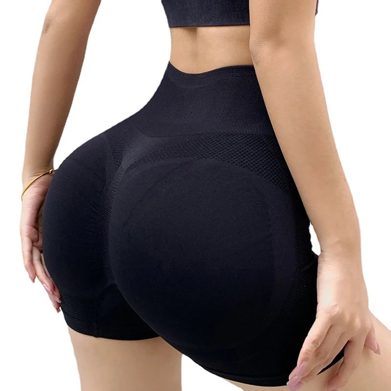 Women’s High Waist Sports Shorts – Yoga, Gym & Fitness Wear