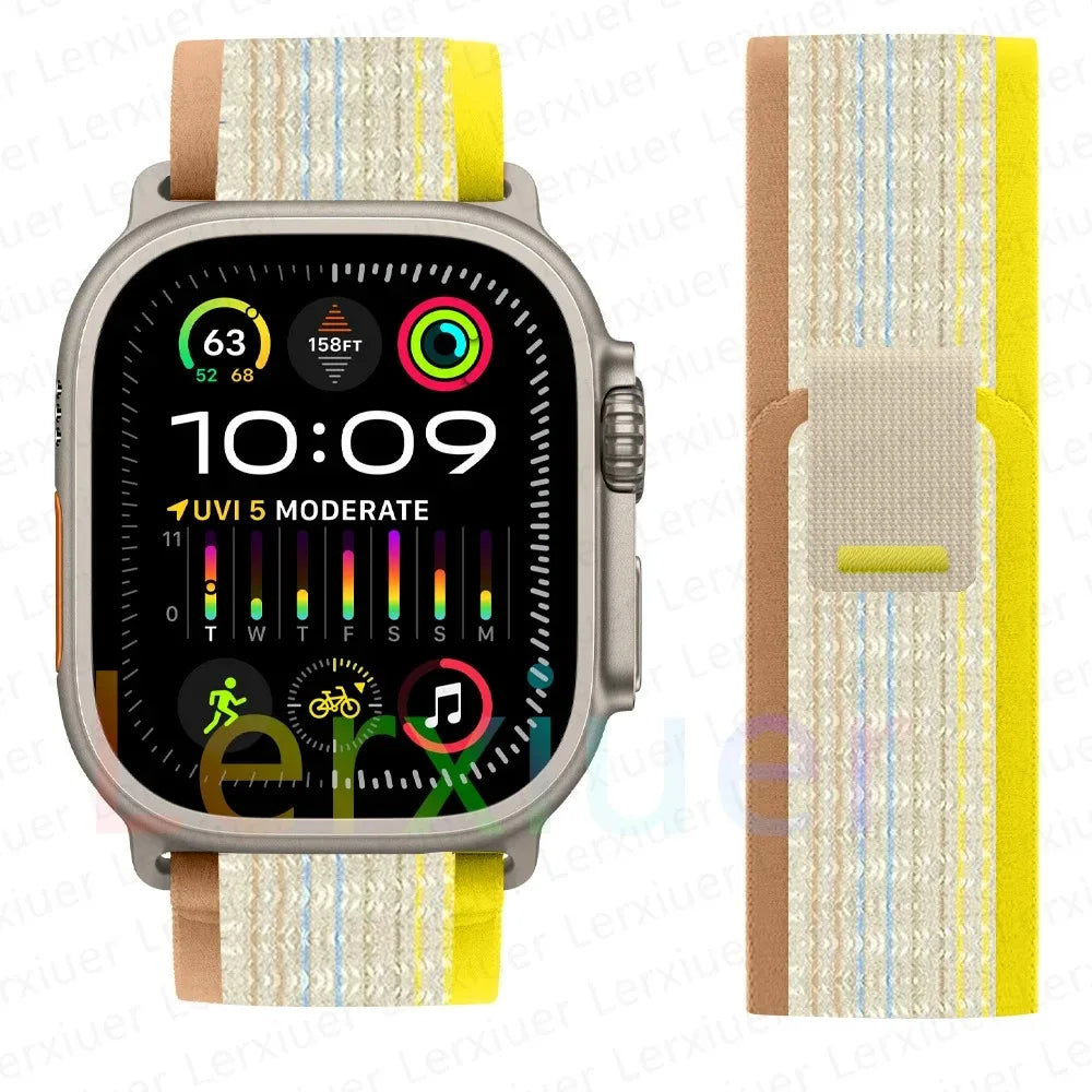 Trail Loop Band for Apple Watch – Compatible with Series 2-10 (38-49mm)