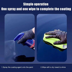 500ml Car Ceramic Coating Spray 3 In 1 Car Paint Repair Shield Coating Car Paint Scratch Repair Remover Auto Polishing Spraying