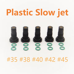 5pcs Compatible with Honda EU2000i Generator Carburetor slow Jet #35#38#40#42#45, 99204-ZE0-0350