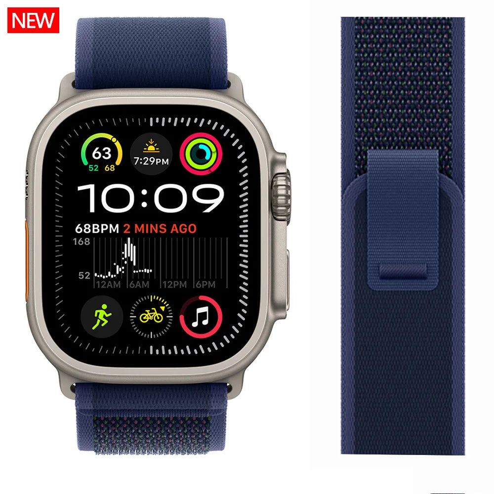 Trail Loop Band for Apple Watch – Compatible with Series 2-10 (38-49mm)