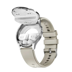 X10 smart watch Bluetooth headset 2-in-1 metal case IP67 waterproof flip sports meter watch