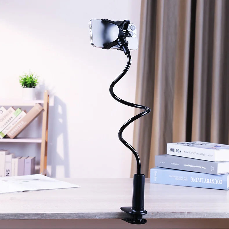 70cm Flexible Phone Holder Stand – 360° Lazy Bracket for Bed, Desk & Car Headrest 📱🔄