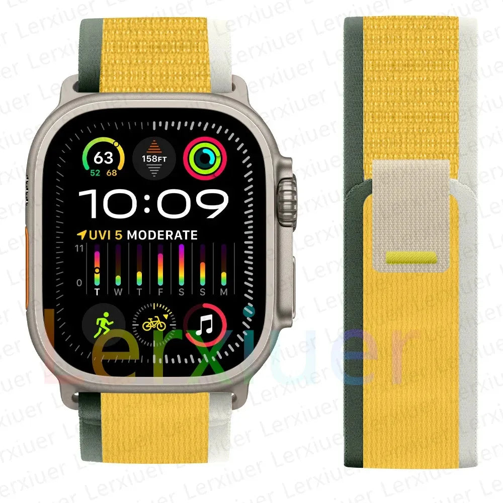 Trail Loop Band for Apple Watch – Compatible with Series 2-10 (38-49mm)