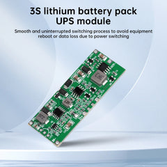 12V 3A UPS Module – Lithium Battery Pack Board with Automatic Charging & Switching