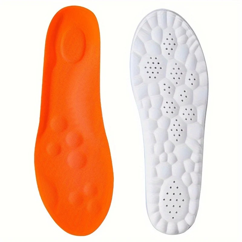 High Elasticity Latex Sport Insoles – Soft Arch Support Shoe Pads, Breathable & Deodorant
