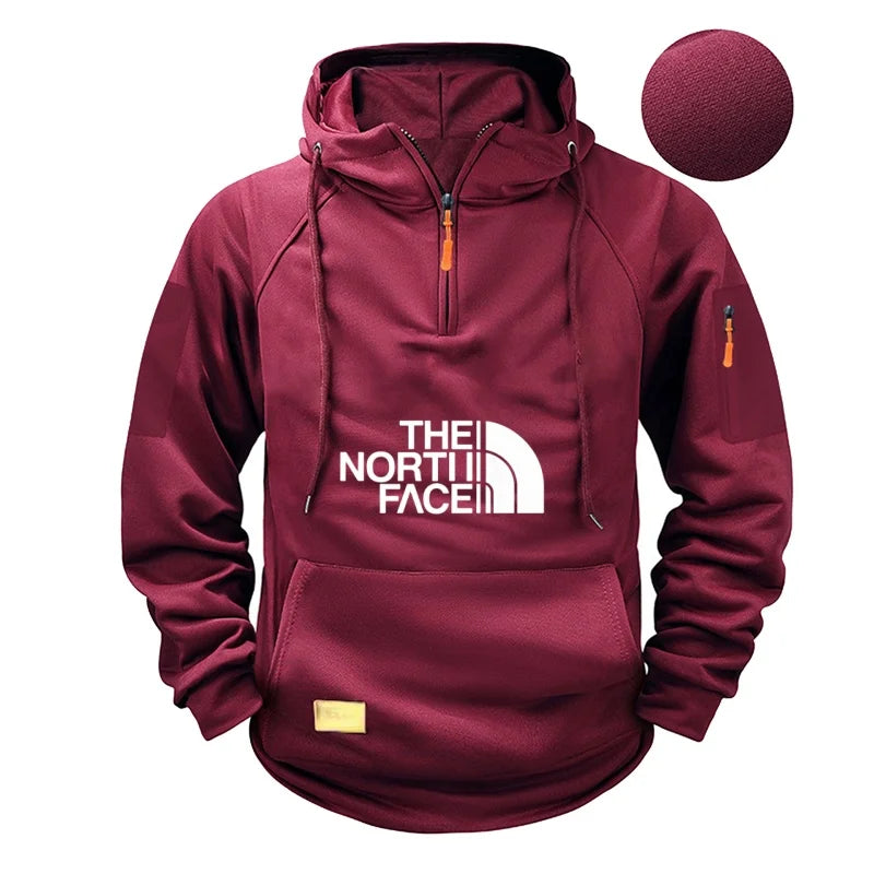 Men’s Casual Sports Hoodie – Long Sleeve Pullover Sweatshirt for Autumn/Winter 2025