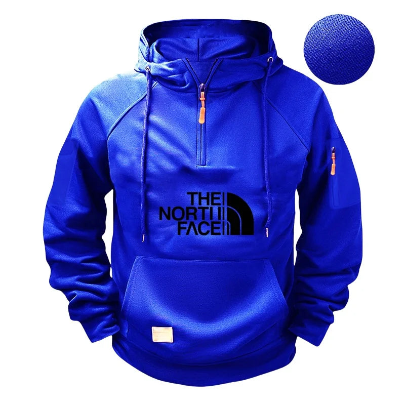 Men’s Casual Sports Hoodie – Long Sleeve Pullover Sweatshirt for Autumn/Winter 2025