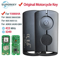 YAMAHA 433MHz ID49 Remote Key Fob – XMAX / XMAX300 / NVX / NVX155 / AEROX / JAUNS / QBIX
