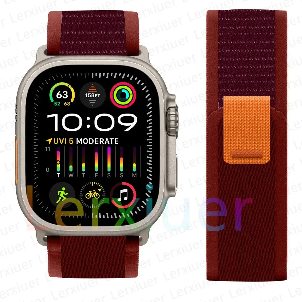 Trail Loop Band for Apple Watch – Compatible with Series 2-10 (38-49mm)