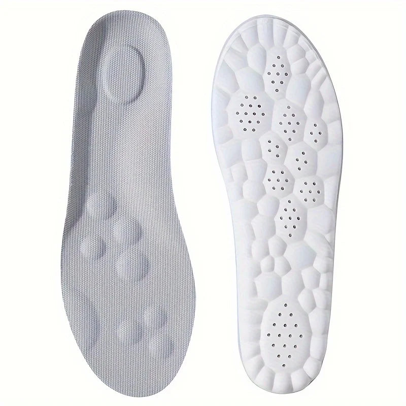 High Elasticity Latex Sport Insoles – Soft Arch Support Shoe Pads, Breathable & Deodorant