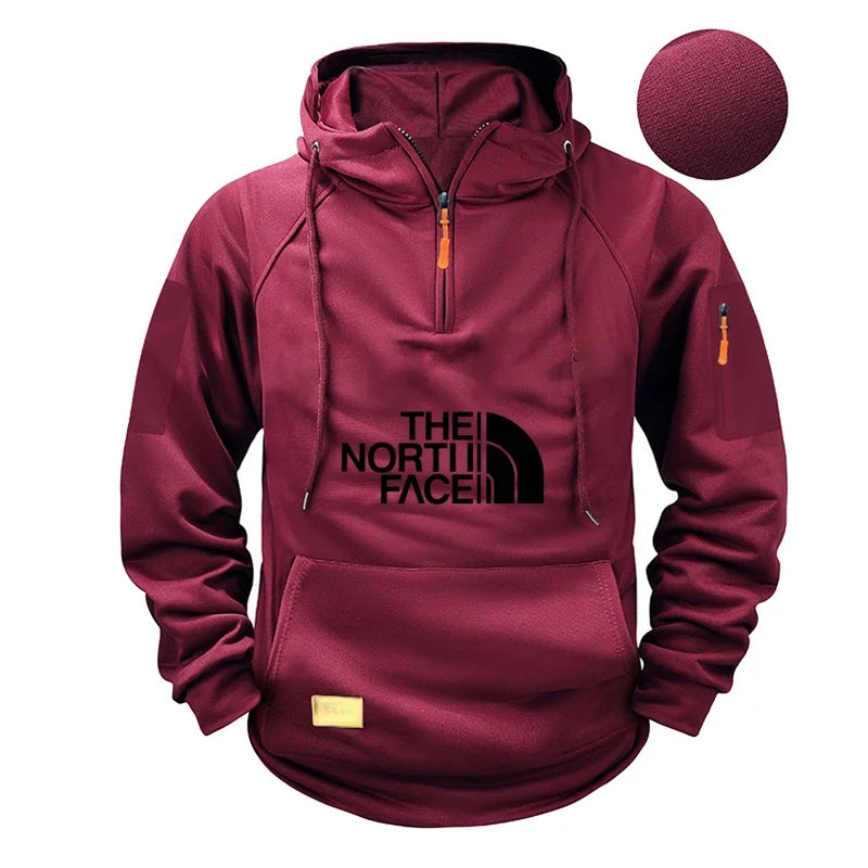 Men’s Casual Sports Hoodie – Long Sleeve Pullover Sweatshirt for Autumn/Winter 2025